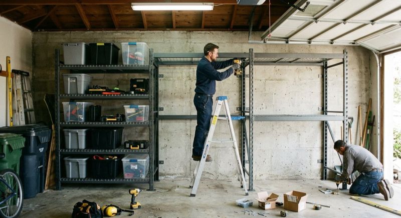 Ceiling Rack Installation in Raleigh, NC