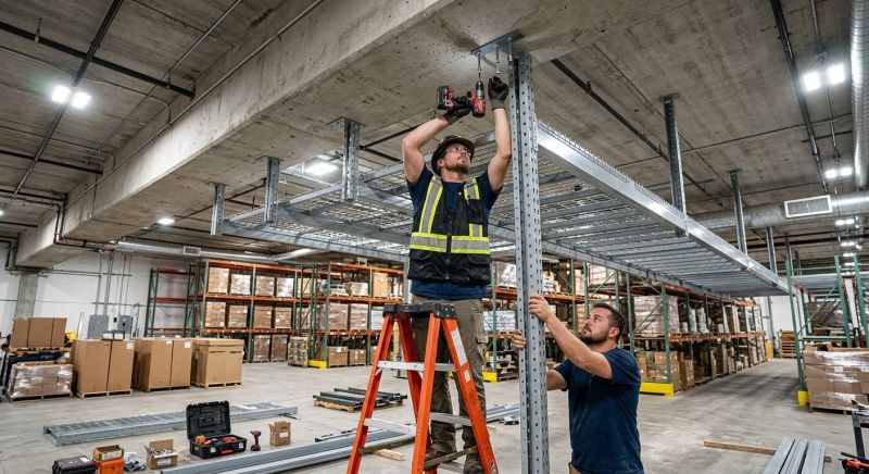 Overhead Shelving Installation in Annapolis, MD